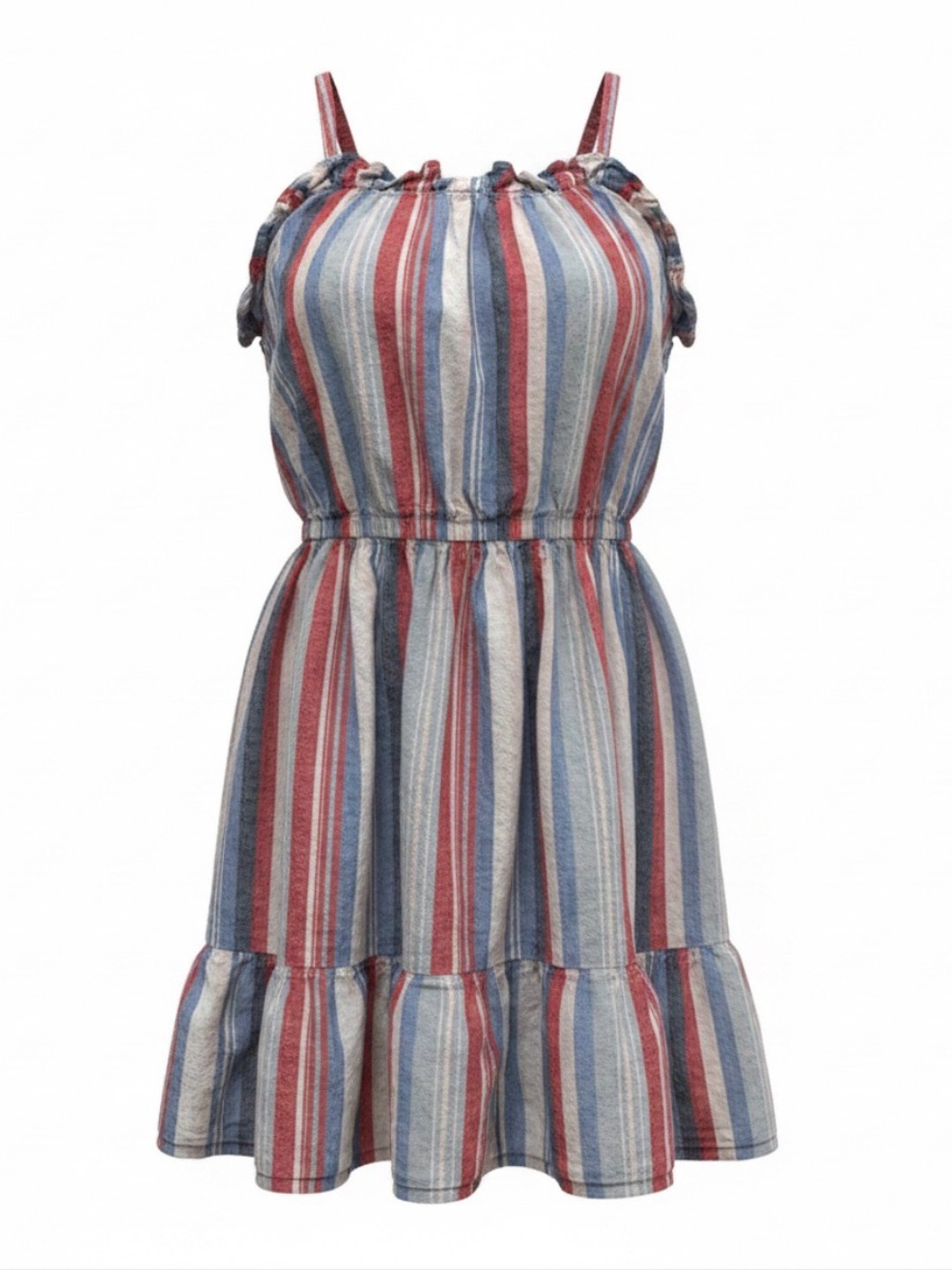 OshKosh B'gosh Red, White & Blue Striped Dress